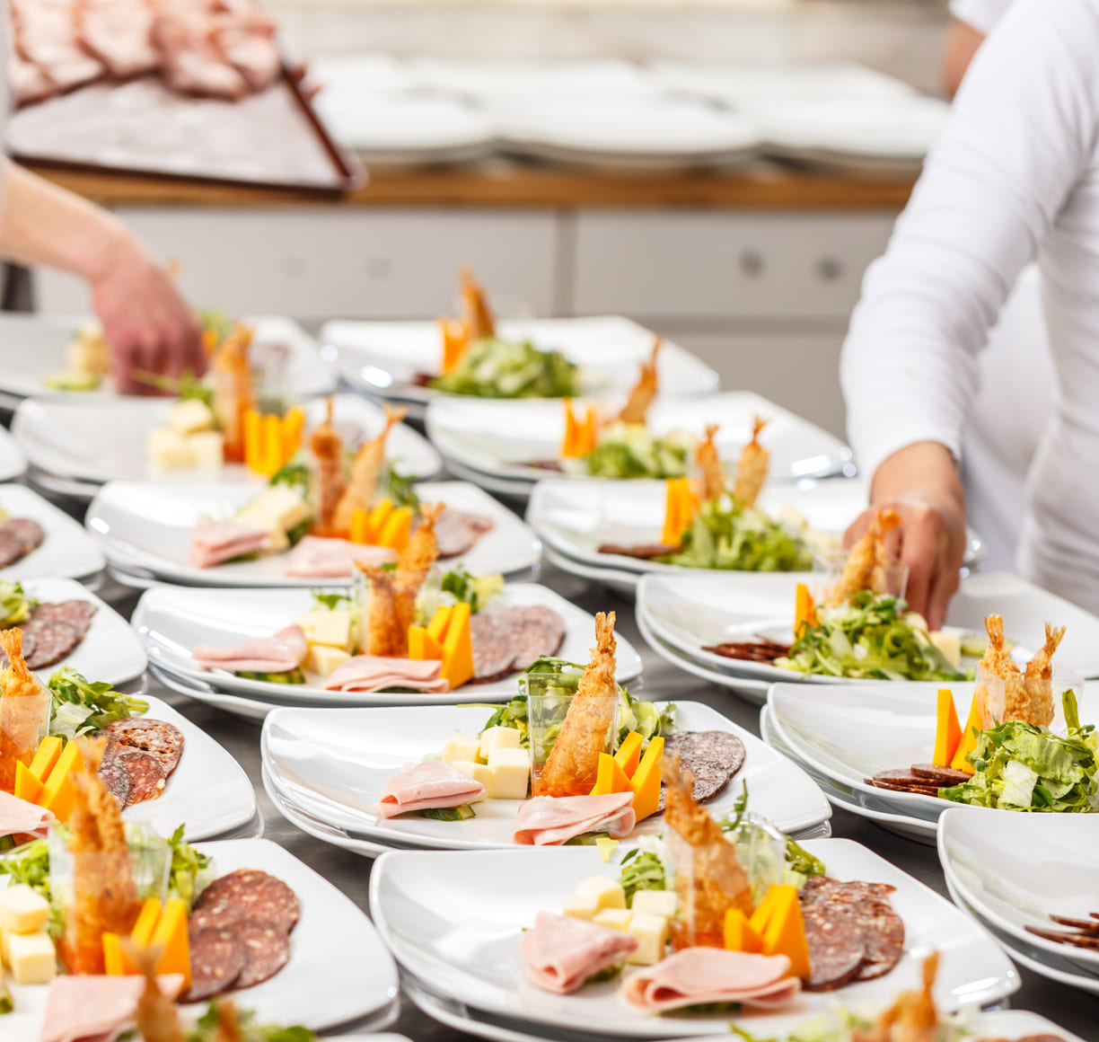 catering hacienda chapoo preparando servicio