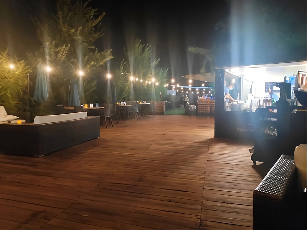 espacio exterior ambiente coctel nocturno hacienda chapoo